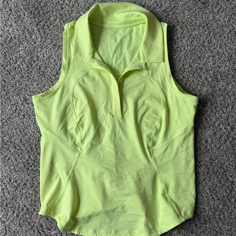 Quick-Dry Sleeveless Polo Shirt